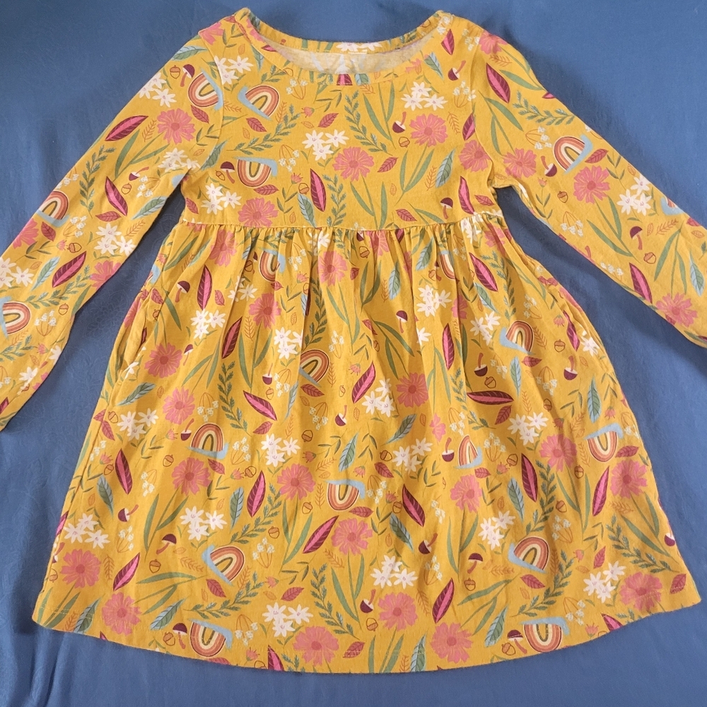 Old Navy 3T Fall themed Floral Dress
